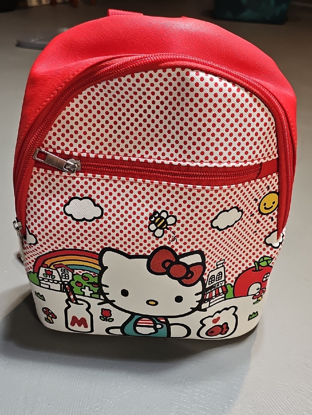 Hello Kitty Sanrio Bioworld Vintage Print Viral Y2k Mini Backpack Back-to-School